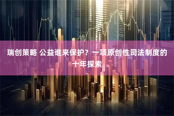 瑞创策略 公益谁来保护？一项原创性司法制度的十年探索